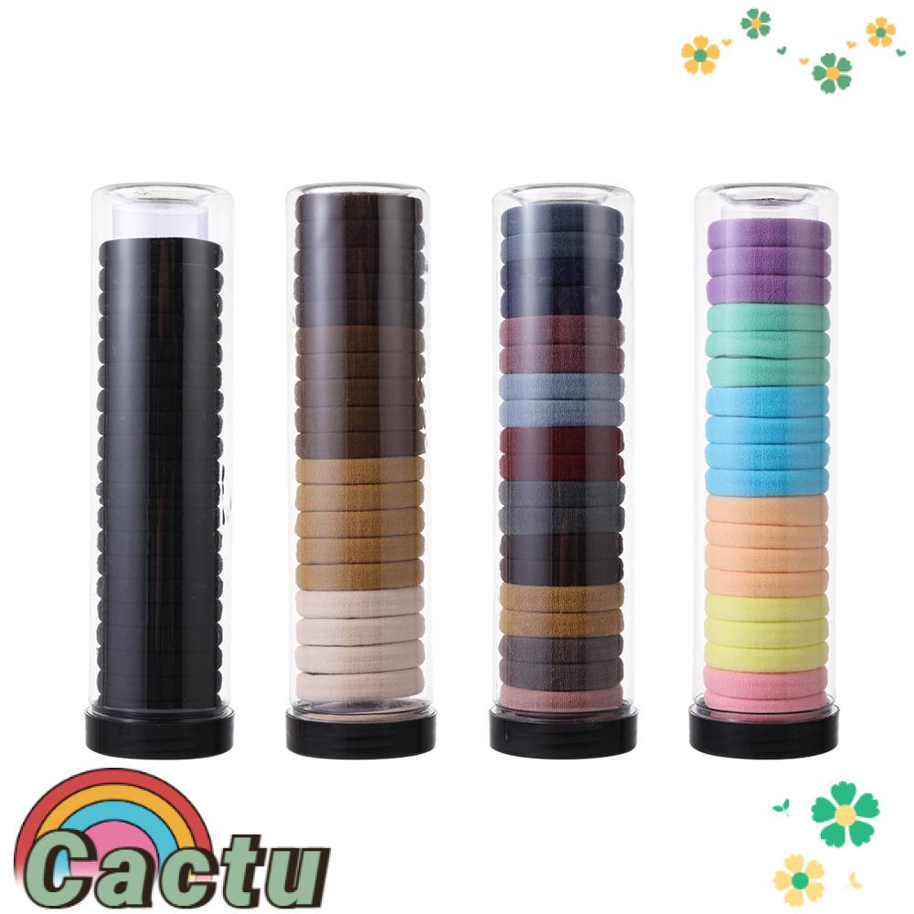 Bộ 20 Dây Thun Cao Su Mềm Cột Tóc Tạo Kiểu Cho Người Lớn Và Trẻ Em