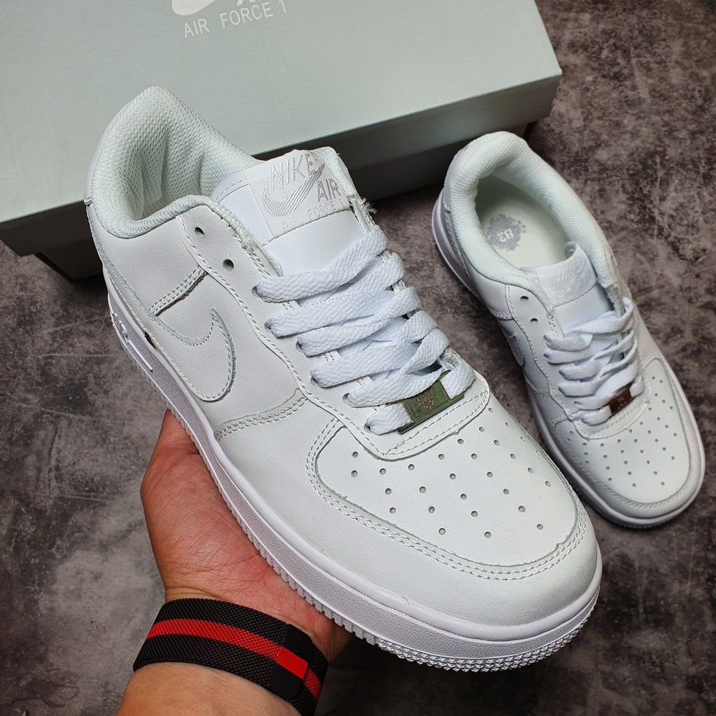 [Freeship + BOX + BIll] Giày Thể Thao AF1 Màu Trắng Full, Giày SNEAKER 𝐍𝐈𝐊𝐄 ARI FORCE 1 Đẹp mê muội đủ size nam nữ