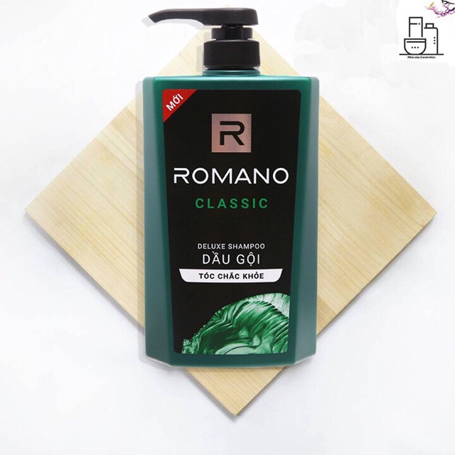 Dầu gội Cao Cấp Romano Classic 650ml cho nam