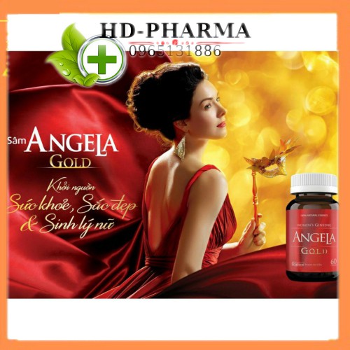 ✅ (CHÍNH HÃNG) Sâm Angela Gold Hộp 60 Viên Hàng Có Tem Chống Hàng Giả