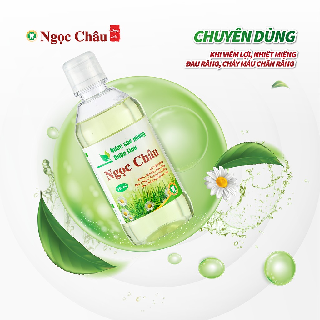 Nước Súc Miệng Dược Liệu Ngọc Châu 350ml