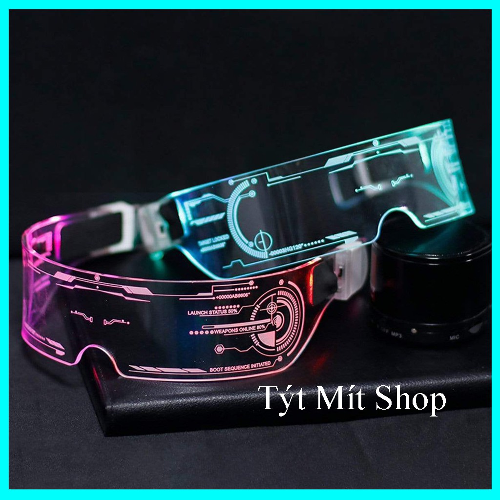 KÍNH ĐÈN LED NHÁY 7 MÀU - KÍNH TIKTOK led 3D