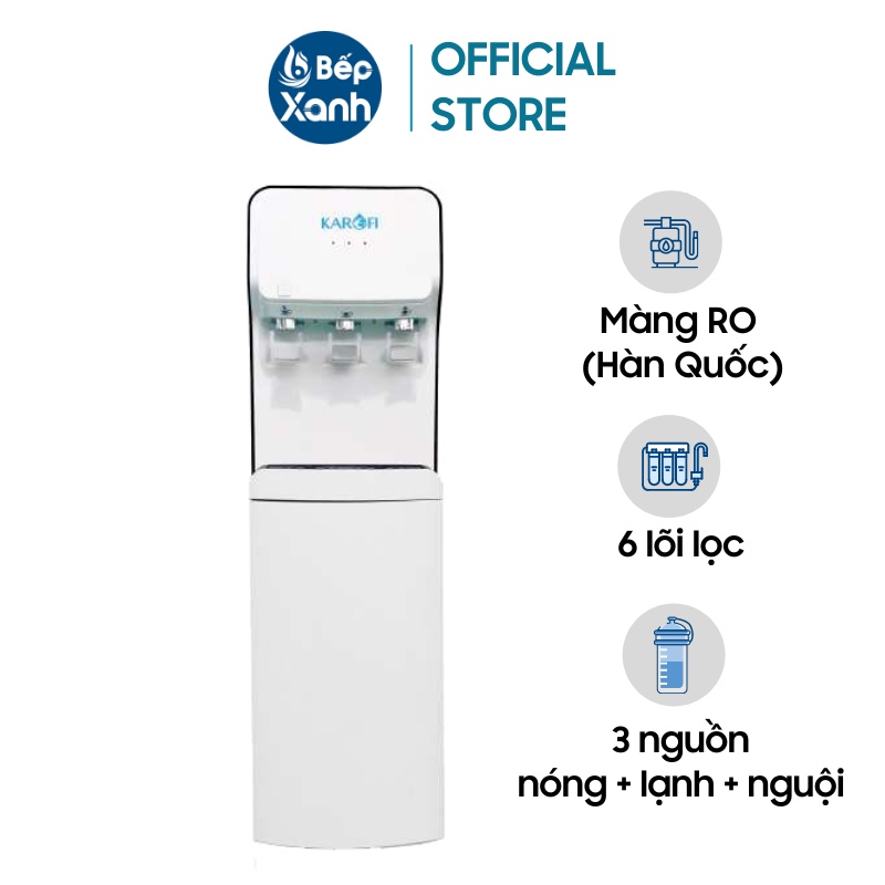 [FREESHIP HCM] Máy Lọc Nước Nóng Lạnh Karofi HC18RO - 6 Lõi Lọc - Bảo Hành 3 Năm