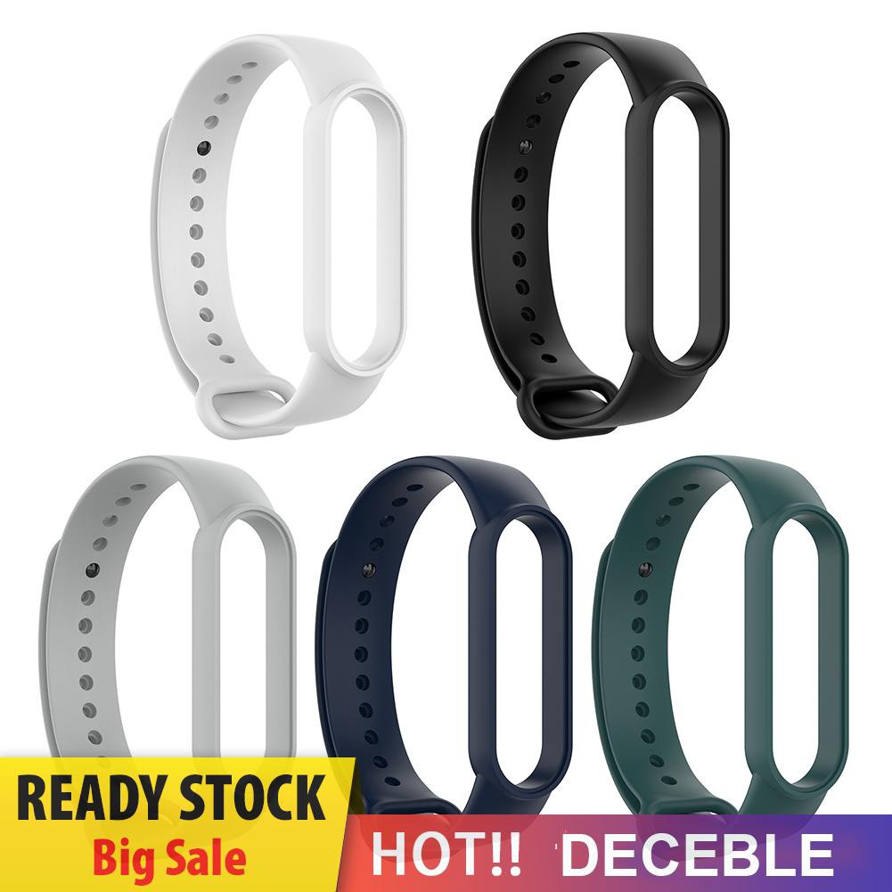 Deceble Silicone Strap for Xiaomi Miband 5/NFC Smart Band Replacement Bracelet Belt