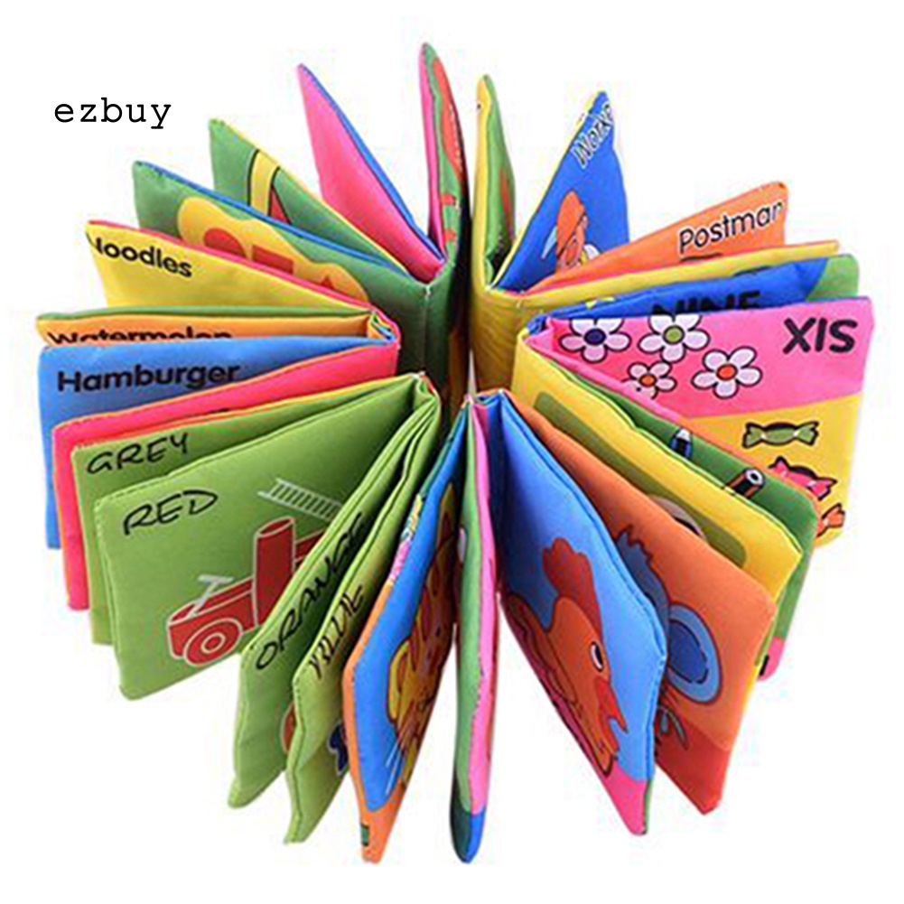 Sách Vải Phát Triển Trí Thông Minh Cho Bé Sơ Sinh