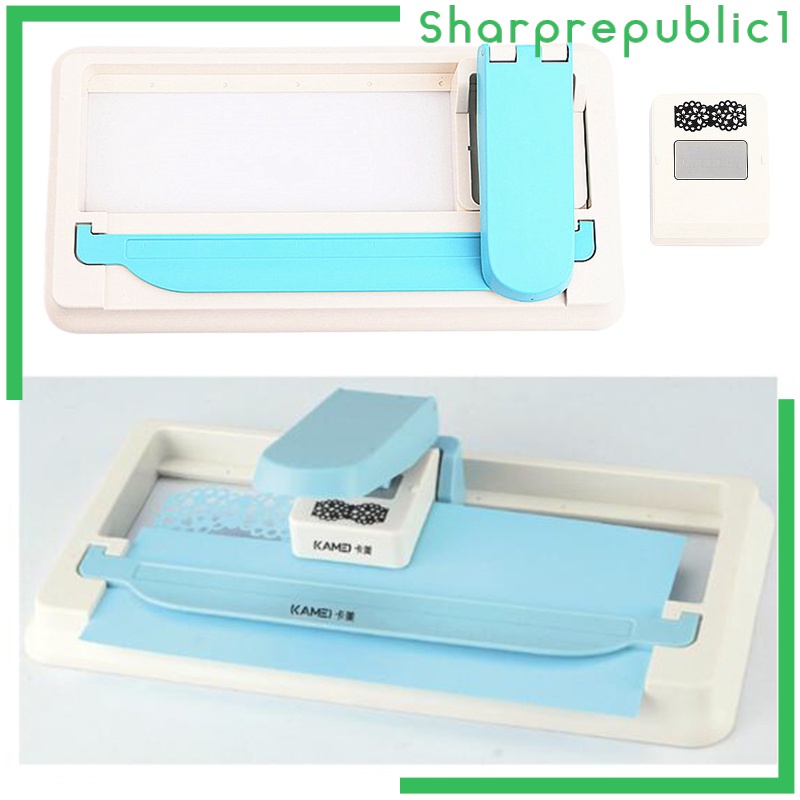 Paper Punch Cutter Embosser DIY Scrapbooking Bookmark Supplies Base