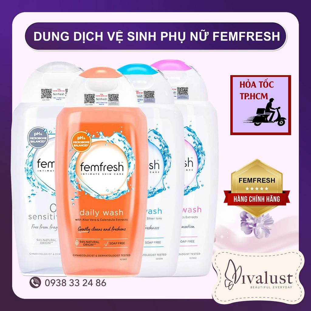 Dung dịch vệ sinh phụ nữ Femfresh Daily Wash (150ml/250ml)
