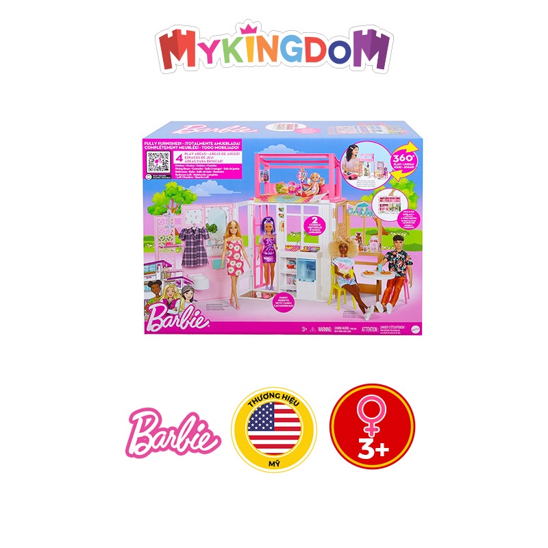 Đồ Chơi BARBIE Ngôi Nhà Của Búp Bê HCD47