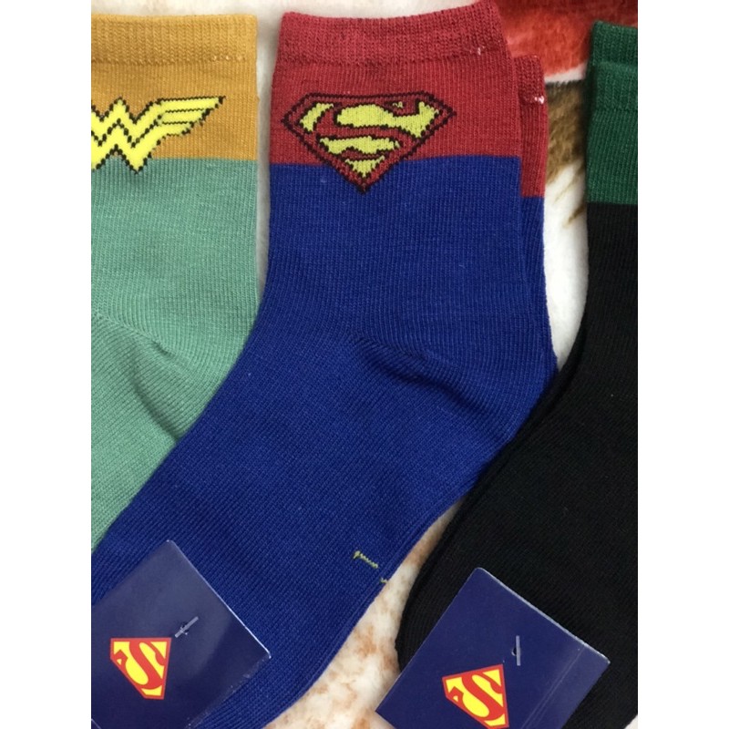 Bít tất siêu anh hùng DC (Wonder Woman, Super Man, Bat Man, The Flash)