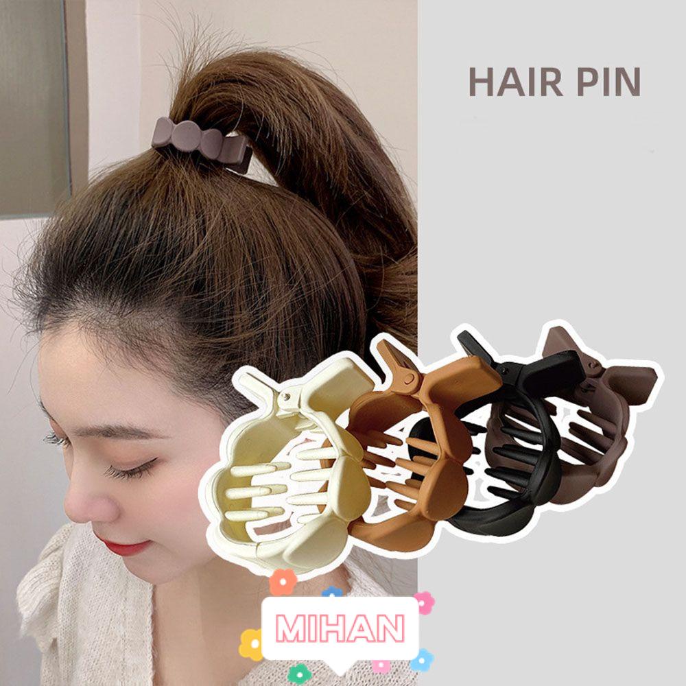MIHAN1 Fashion Ponytail Hair Clip Hair Accessories Headwear Hair Claws Shark Clip Women Girls Hairpins Styling Tool HairClamp/Multicolor