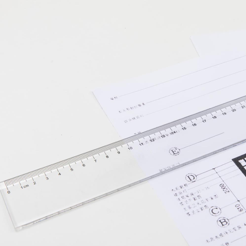 Thước kẻ 60cm Deli E6260, trong suốt