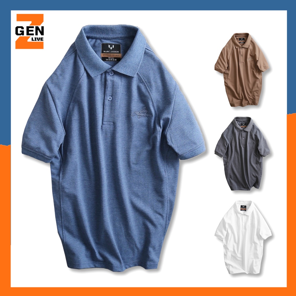ÁO THUN POLO BO TAY MỘT MÀU ĐƠN GIẢN MARC LỊCH LÃM - LZ FASHION- PS150