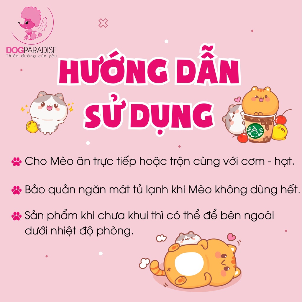 Thức ăn pate cho mèo nhiều vị 70g MEOWCAT - Dog Paradise