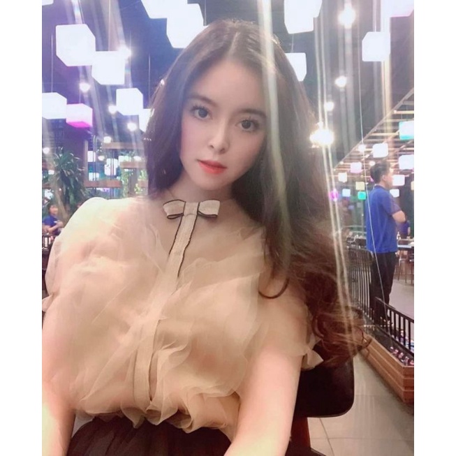 Áo tiểu thư tơ hàng cao cấp