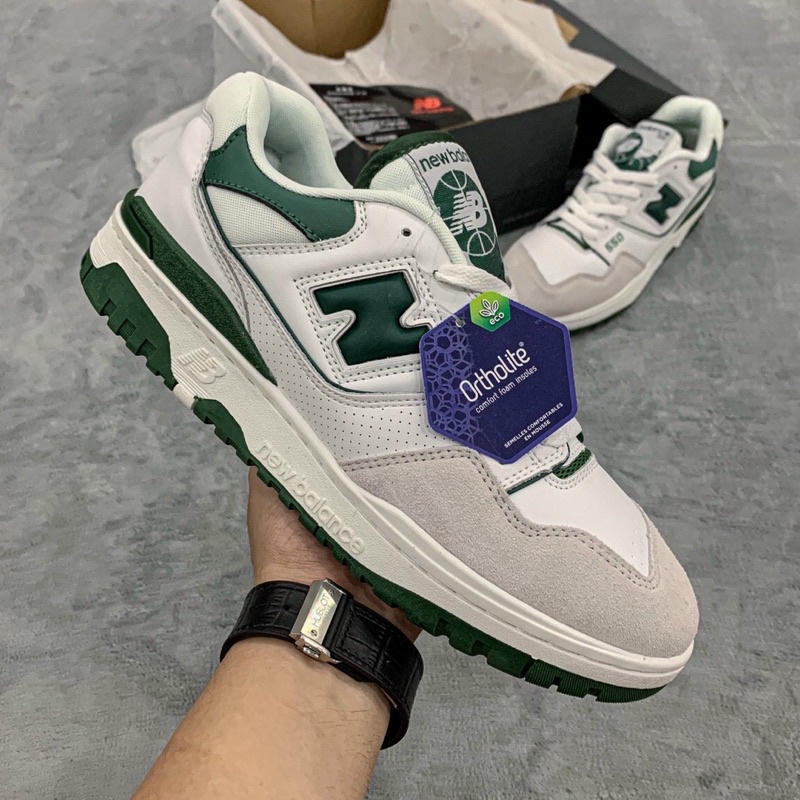 GIÀY NEW.BLANCE 550 GREEN DA LỘN LAI AU [ FREESHIP + BOX ]