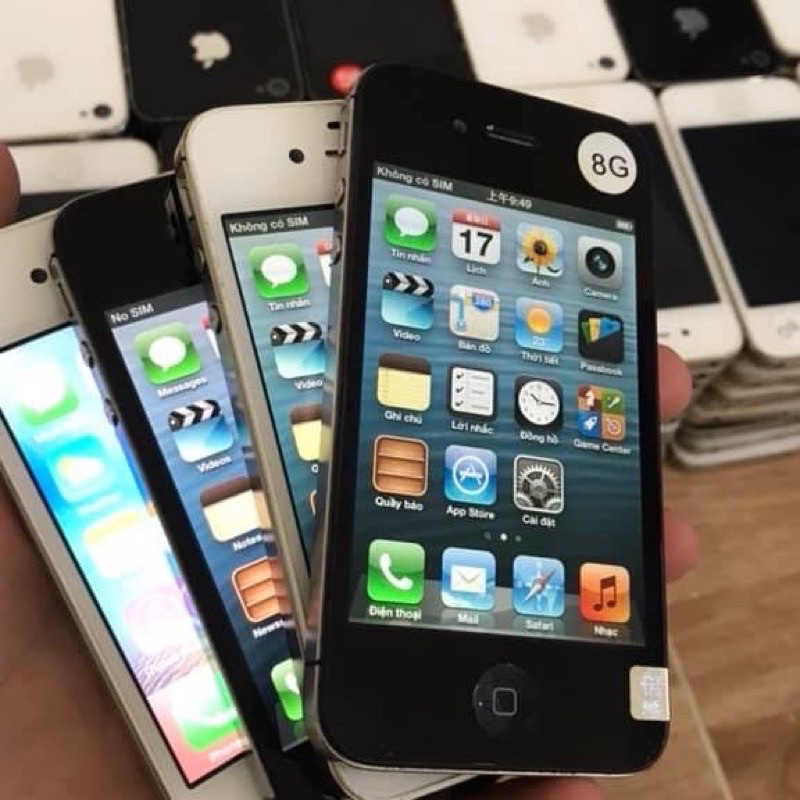 Điện thoại ip4s, 4 thường sản phẩm thuộc đời cũ nhưng chất lượng không lỗi. giá rẻ máy đẹp pin cao