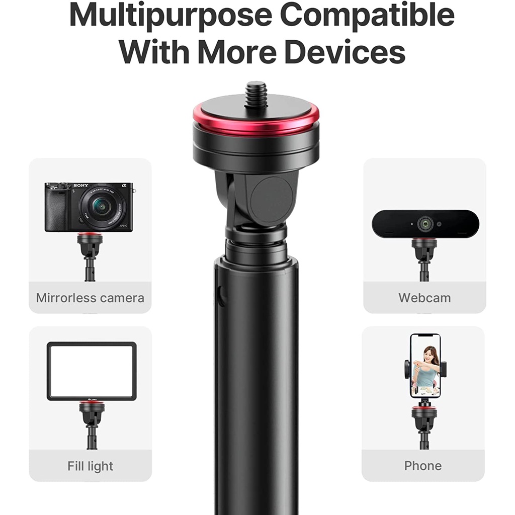 ULANZI MT-54 - Chân Tripod Cao 155cm Dành Cho Điện Thoại Và Máy Ảnh - Hàng Chính Hãng