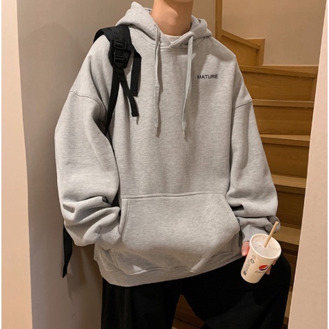 Áo Hoodie Dáng Rộng Đơn Giản Thời Trang Hàn Quốc Cho Nam áo hoodie unisex