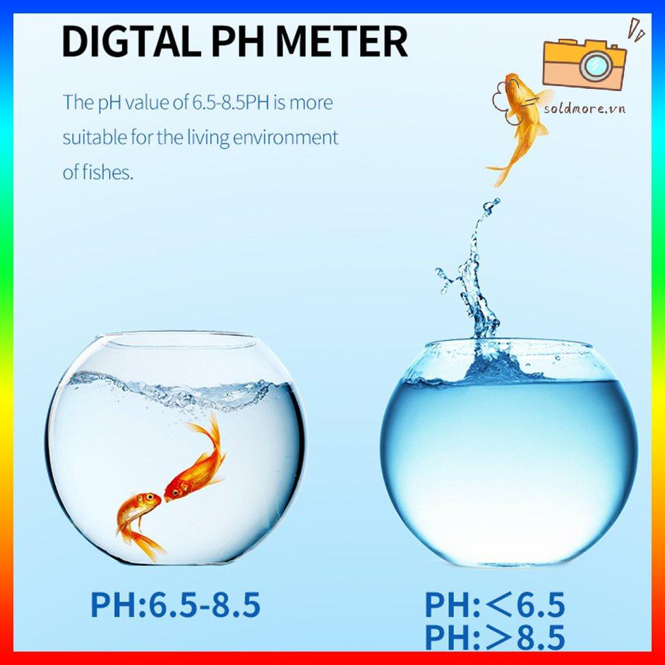 [SOE] PH Meter 0.01 Resolution 0-14pH Range Water Quality Temperature Tester