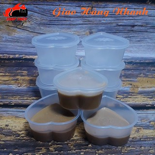 Hộp Caramen Tim - Hộp Đựng Bánh Flan Cao Cấp. (50cái)