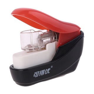 De No for Staples Nail Free Stapler Mini Paper Book Binding Stapling Machine Staple