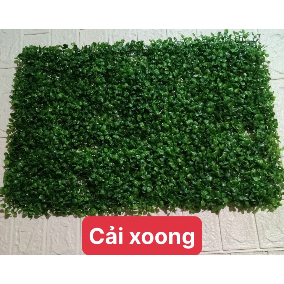 Cỏ nhân tạo treo tường  cải xoong ,cỏ mắt châu ,trang trí quán cà phê ,spa,tiệm tóc ,shop kt  rộng 40 x dài 60 tấm