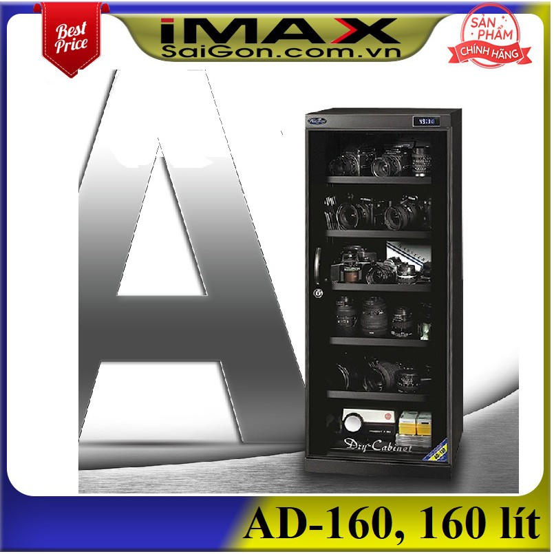 Tủ chống ẩm DryCabi AD160, 160 lít Hàng chính hãng