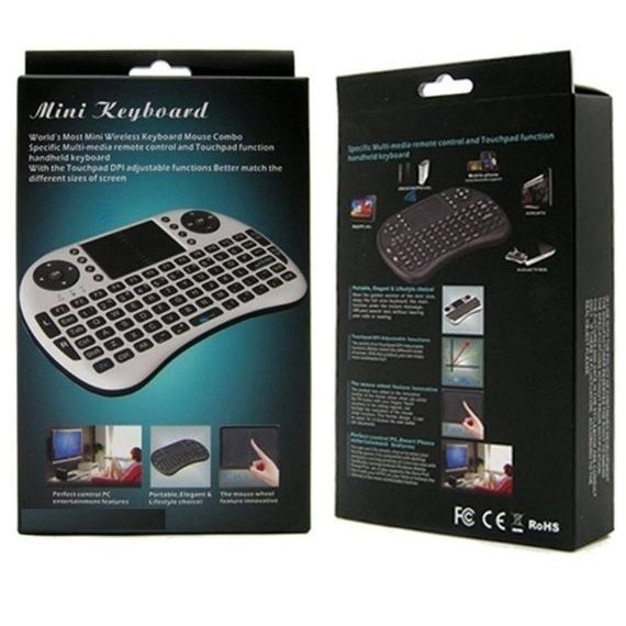 Bàn phím kiêm chuột không dây UKB 500 RF Mini Keyboard có pin 5c