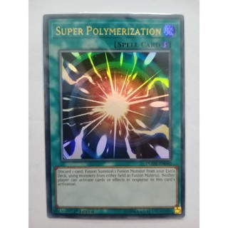 Thẻ hình đồ chơi yugioh super polymerization mã mago