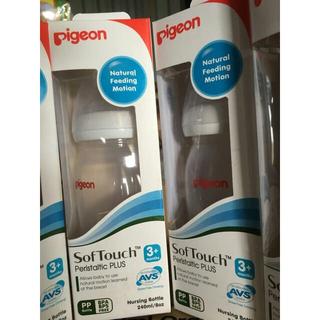 Bình sữa pigeon SofTouch Peristaltic PLUS bình cổ rộng 160ml/240ml