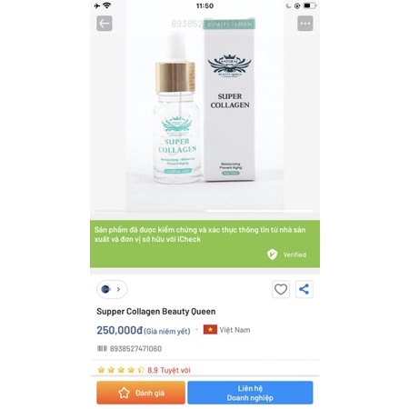 Body Trắng Da cấp Ẩm Beauty Queen_Tặng Kem Thâm Mụn Nám