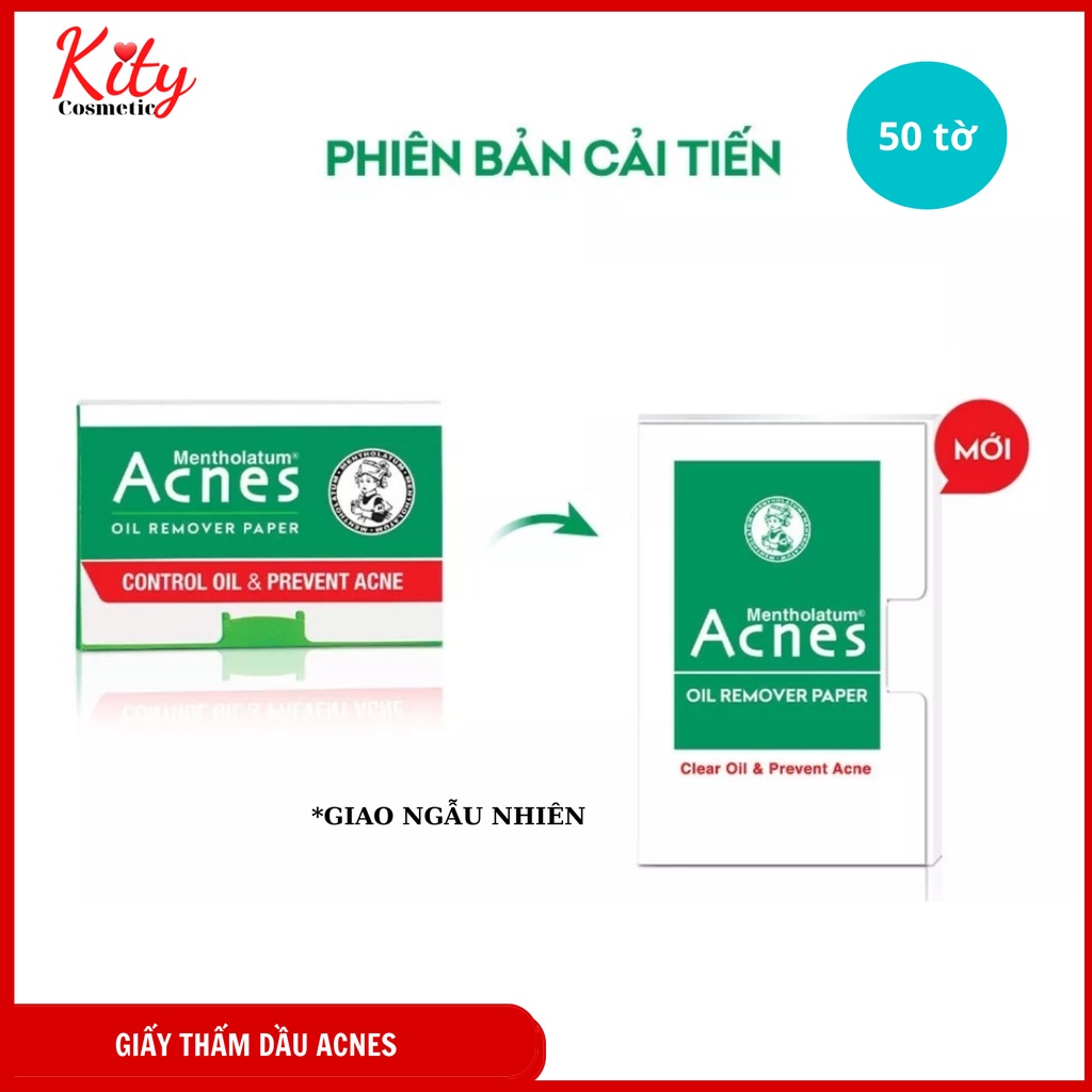 Giấy thấm dầu Acnes Oil Remover Paper (50 tờ/100 tờ)