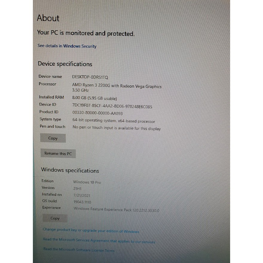 Combo MSI A320M PRO-M2 V2 + AMD 2200G + Ram 8GB + SSD NVMe 128GB | BigBuy360 - bigbuy360.vn