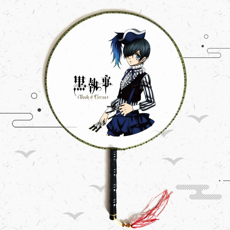 Quạt tròn cổ trang Hắc Quản Gia Kuroshitsuji - Furyu Black Butler: Ciel Phanto ...