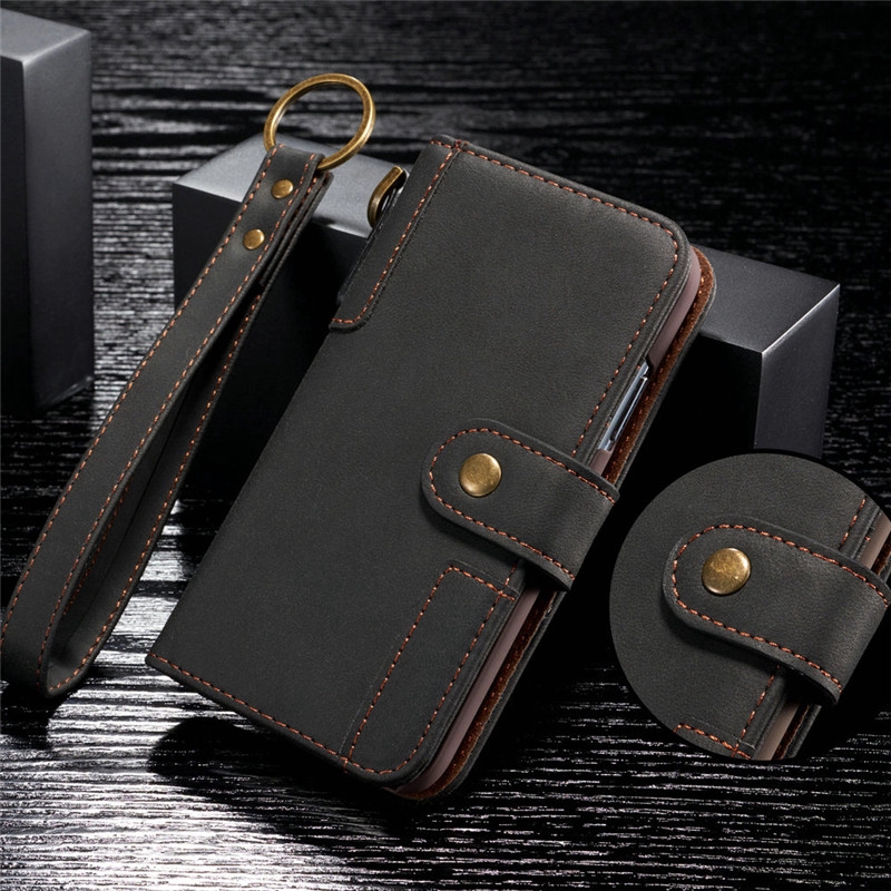 Bao da điện thoại PU có nắp lật và ngăn đựng thẻ cho IPhone 11 Pro X XS Max SE 2020 XR 6 6s 7 8 Plus | BigBuy360 - bigbuy360.vn