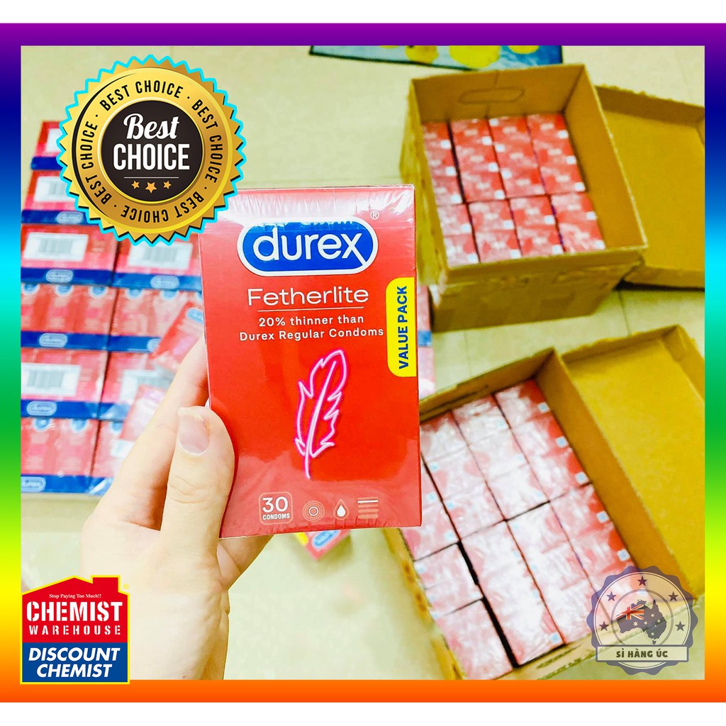 Bao cao su durex hộp 30 chiếc