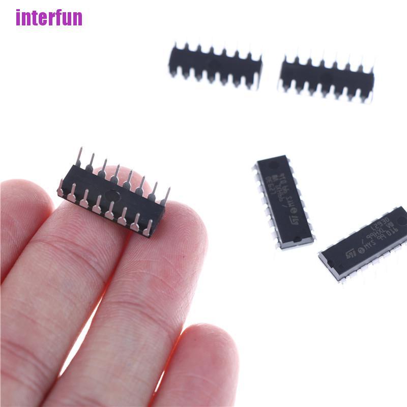 [Interfun1] 5Pcs L293D L293 Push-Pull Four-Channel Motor Driver Ic Dip-16 [Fun]