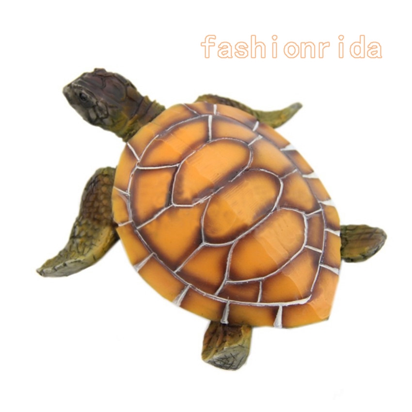 Stylish Aquarium Ornament Polyresin Tortoise Fish Tank Decoration