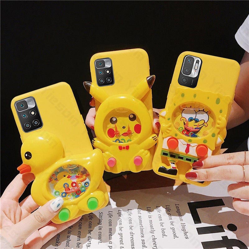 Ốp Điện Thoại Hình Chú Vịt 3D Dễ Thương Cho Redmi Note10 9 8 Pro 10S 9S Redmi 10 9 9T 9A 9C 8A 8