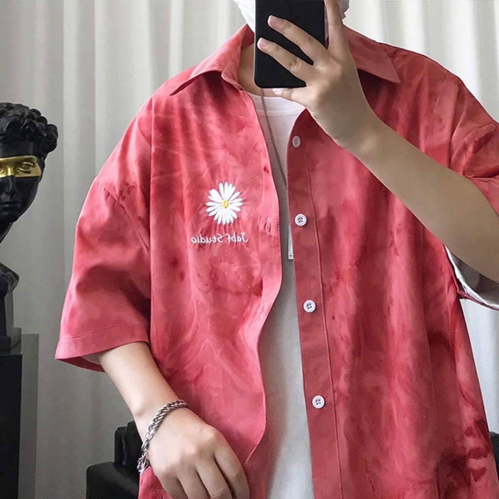 Áo sơ mi nam chất vải lụa mang phong cách độc đáo | BigBuy360 - bigbuy360.vn