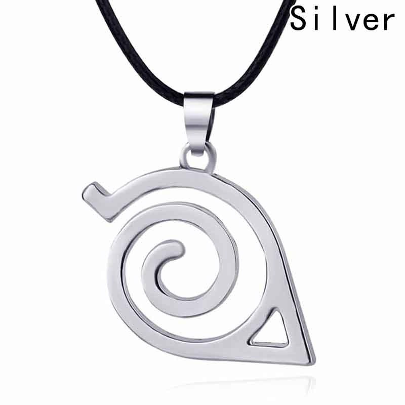 Vòng cổ hóa trang bằng kim loại họa tiết hoạt hình naruto hokage độc đáo