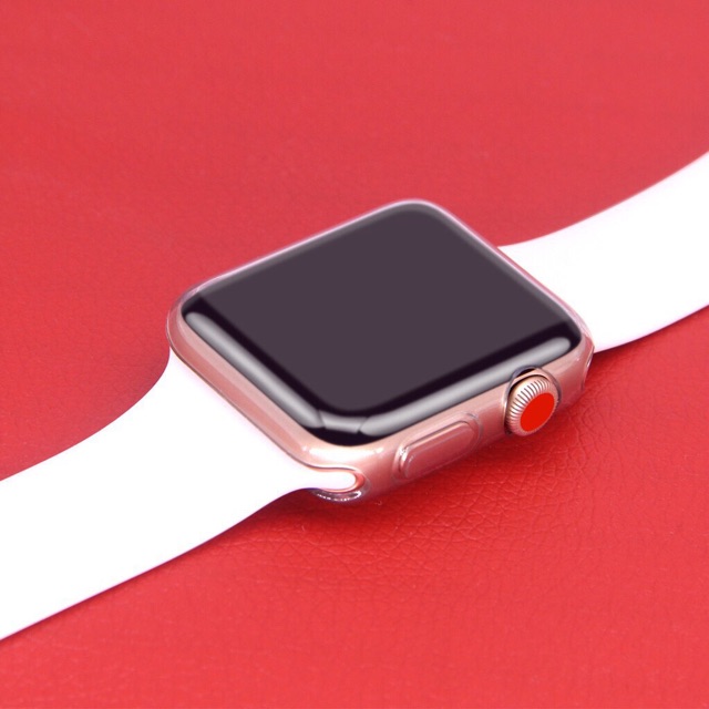 Ốp Apple Watch Silicone Dẻo Trong Suốt