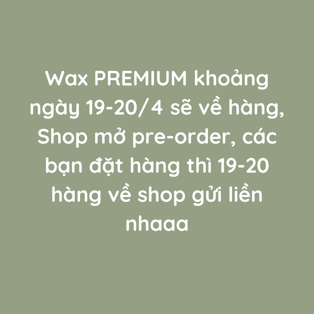 Sáp wax bean cao cấp SIÊU BÁM LÔNG, wax dẻo, thơm ( trong suốt và coconut) đi sạch cả râu nam ngắn, cứng