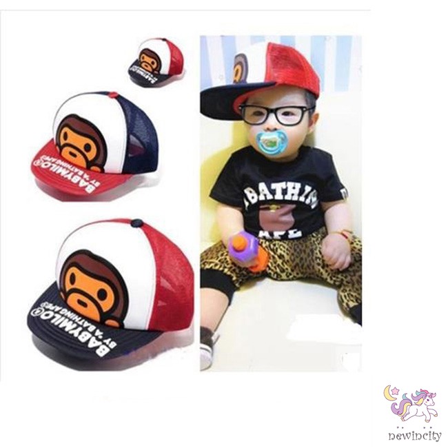 Mũ Vành Chống Nắng In Họa Tiết Hoạt Hình Dễ Thương Cho Bé