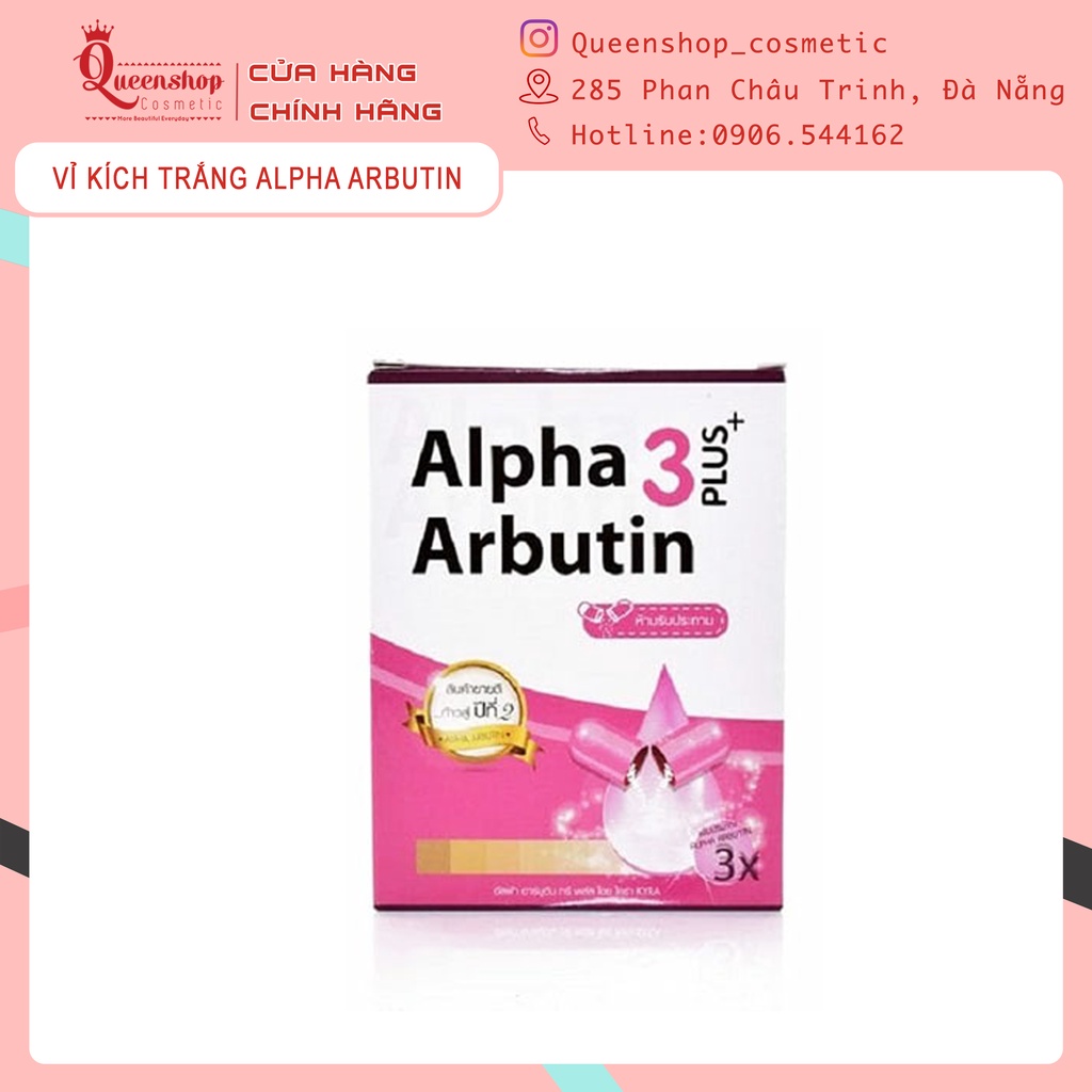 Viên Kích Trắng Alpha Arbutin 3 Plus