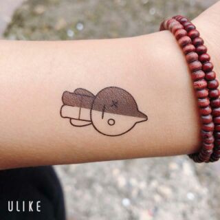 Hình xăm tatoo BTS khổ A4