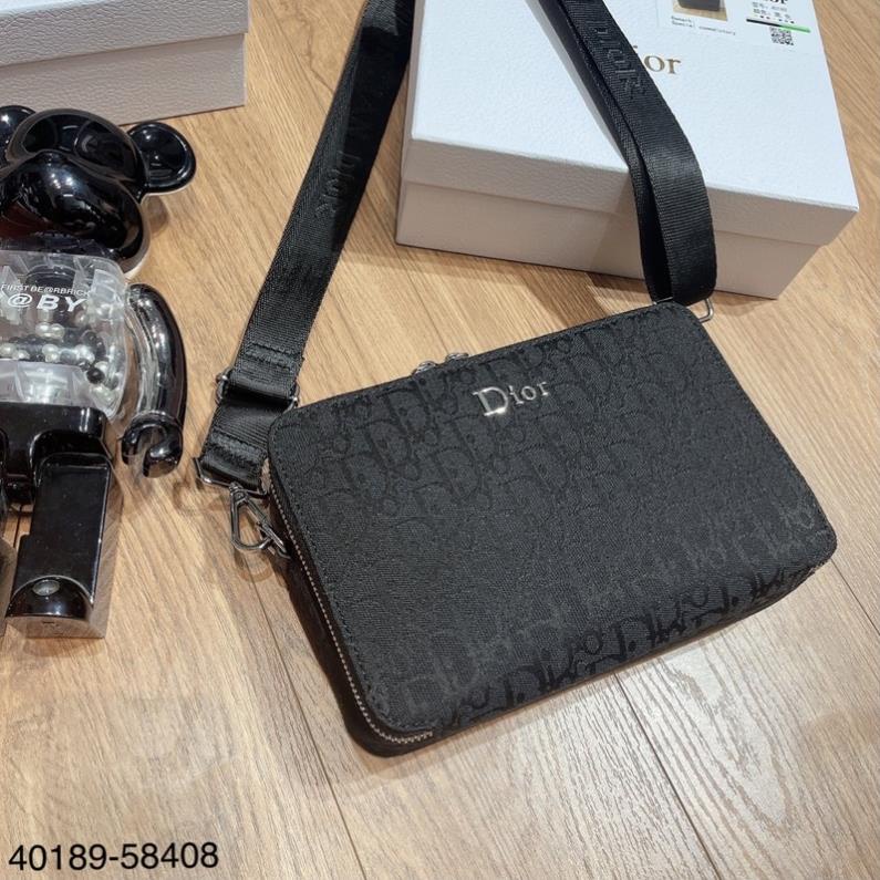 Túi Đeo Chéo Đi Ô Vân Dệt Full Box Hàng Cao Cấp - Túi Đeo Chéo Full Box Cho Nam