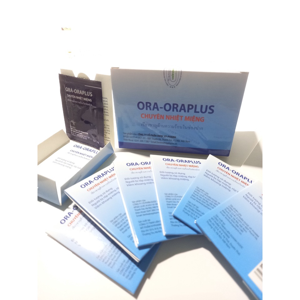 Chính hãng, 30 gói NHIỆT MIỆNG ORA -ORAPLUS 1.5G