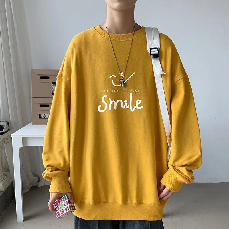 Áo Sweater Cổ Tròn Phong Cách Hàn Quốc Trẻ Trung Cho Nam 5 Màu Lựa Chọn