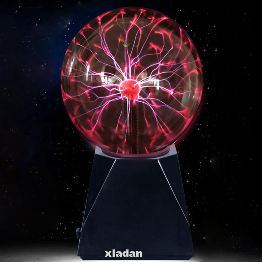 Ball Plasma Electrostatic Flashing Cool Electricity Sound Activated Touch Sensitive With Power Adapter